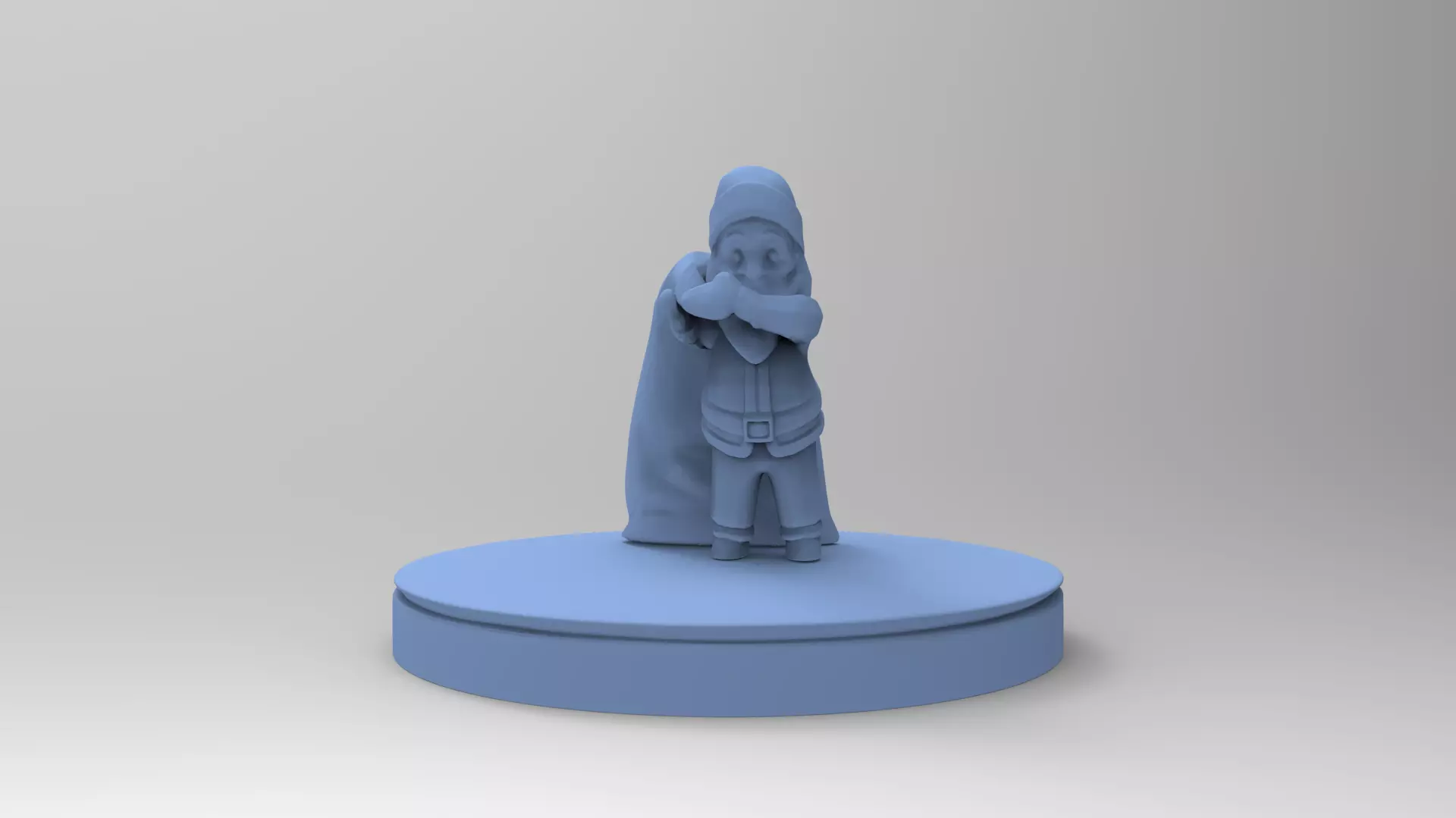 Santa Claus brings gifts 3D print model_0