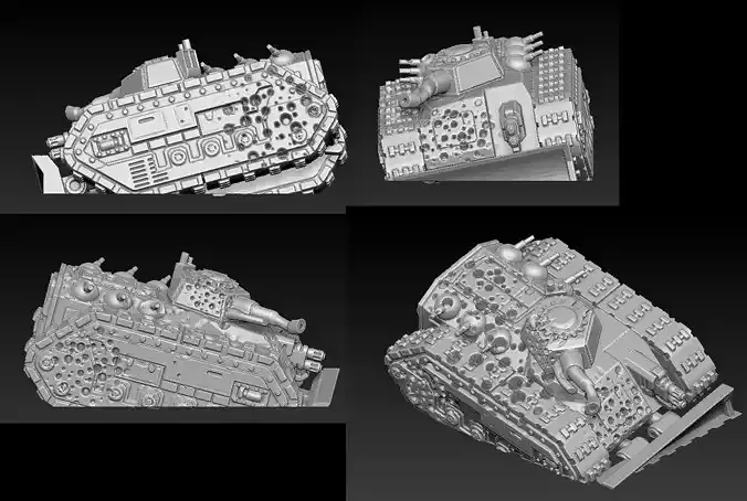 EPIC - ARMAGEDDON SET 2 CRUSHED VEHICLES 