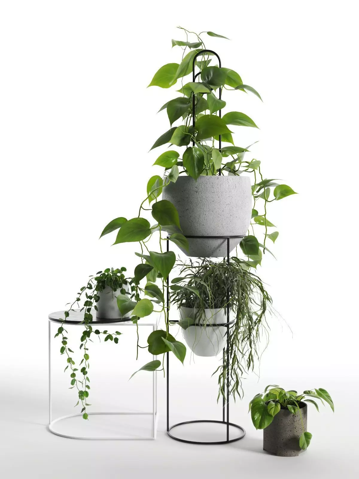 Plant Stand 3D model_0