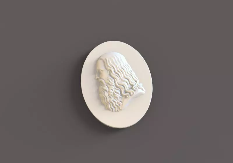 Leonardo Da Vinci 3D print model_0