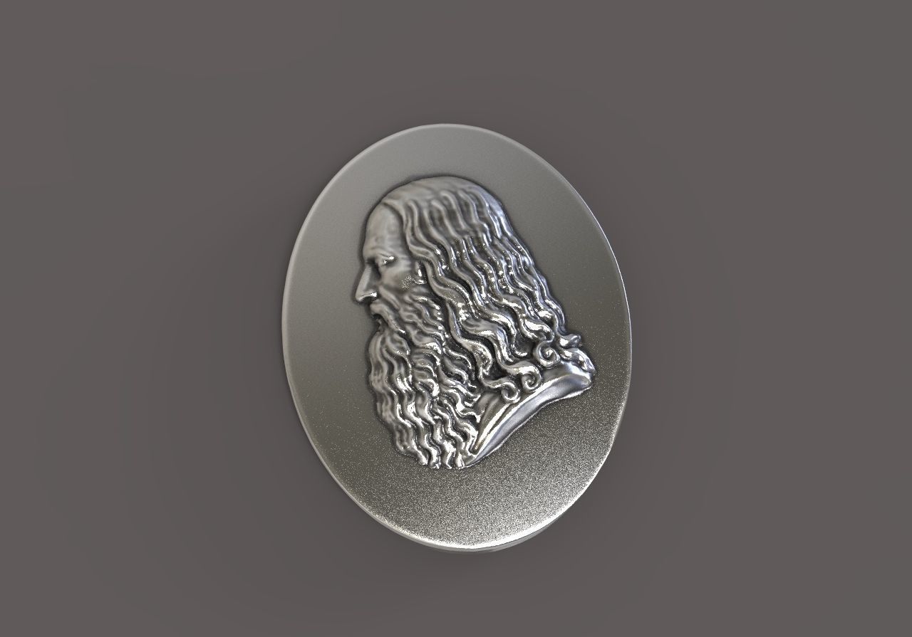 Leonardo Da Vinci 3D print model_2