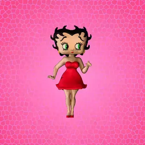 Betty Boop 3D print model