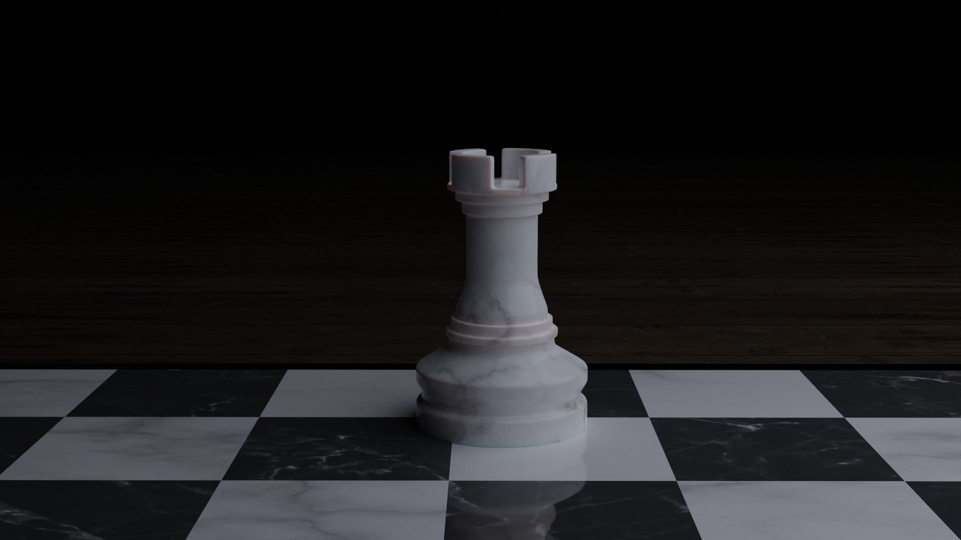 Chess set board 3D print model_6