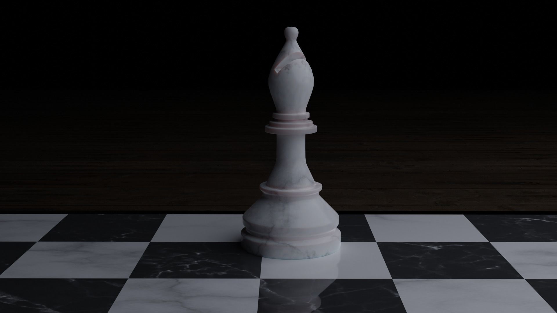 Chess set board 3D print model_1