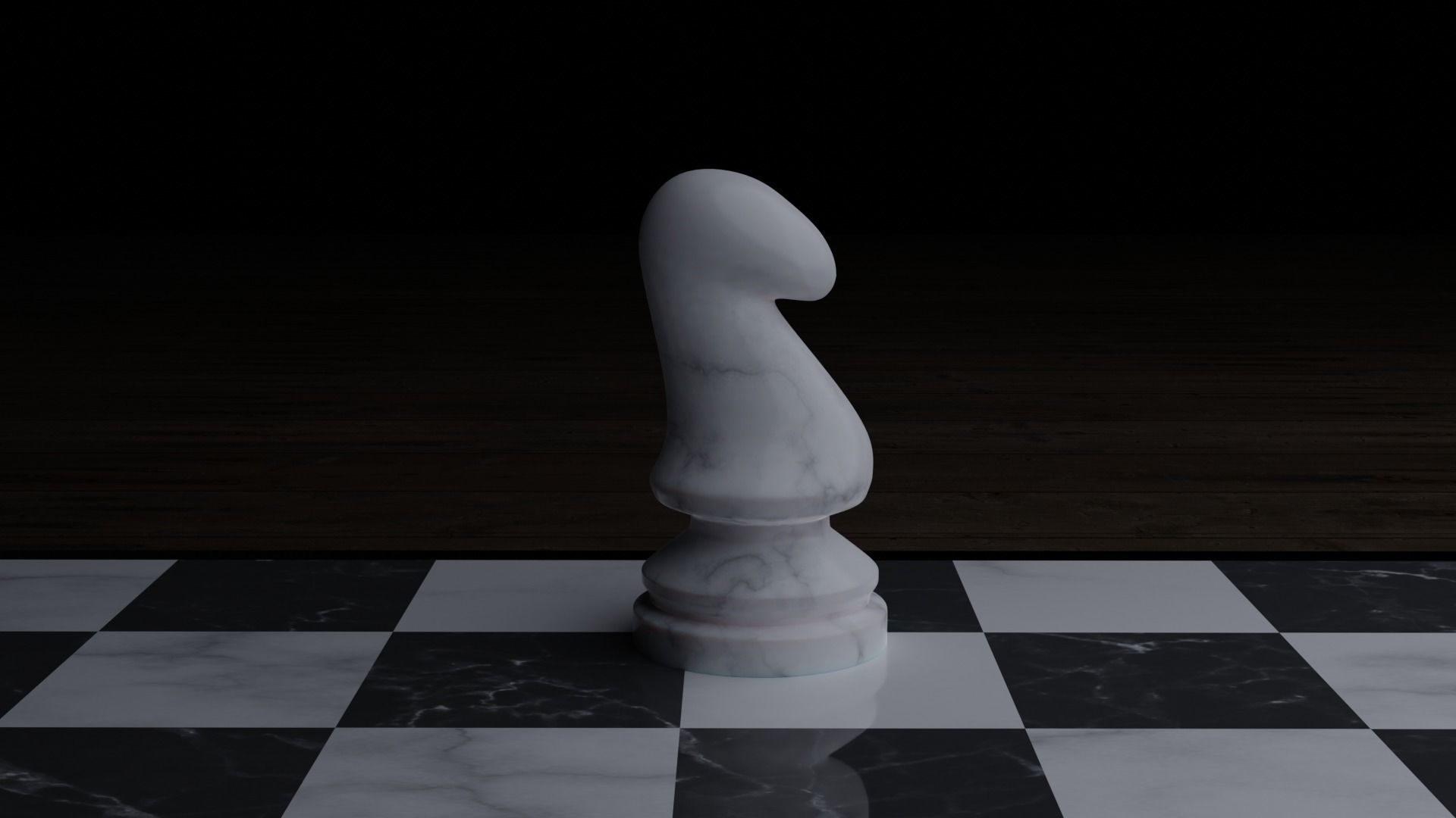 Chess set board 3D print model_3