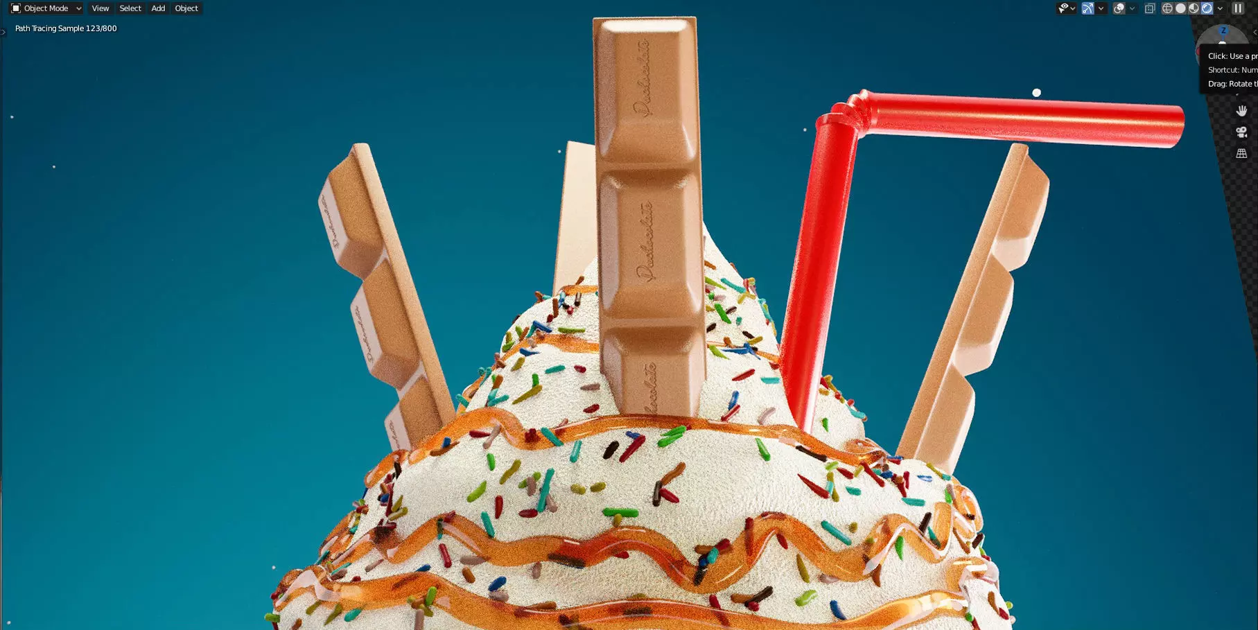 Ice Cream 3D model_0