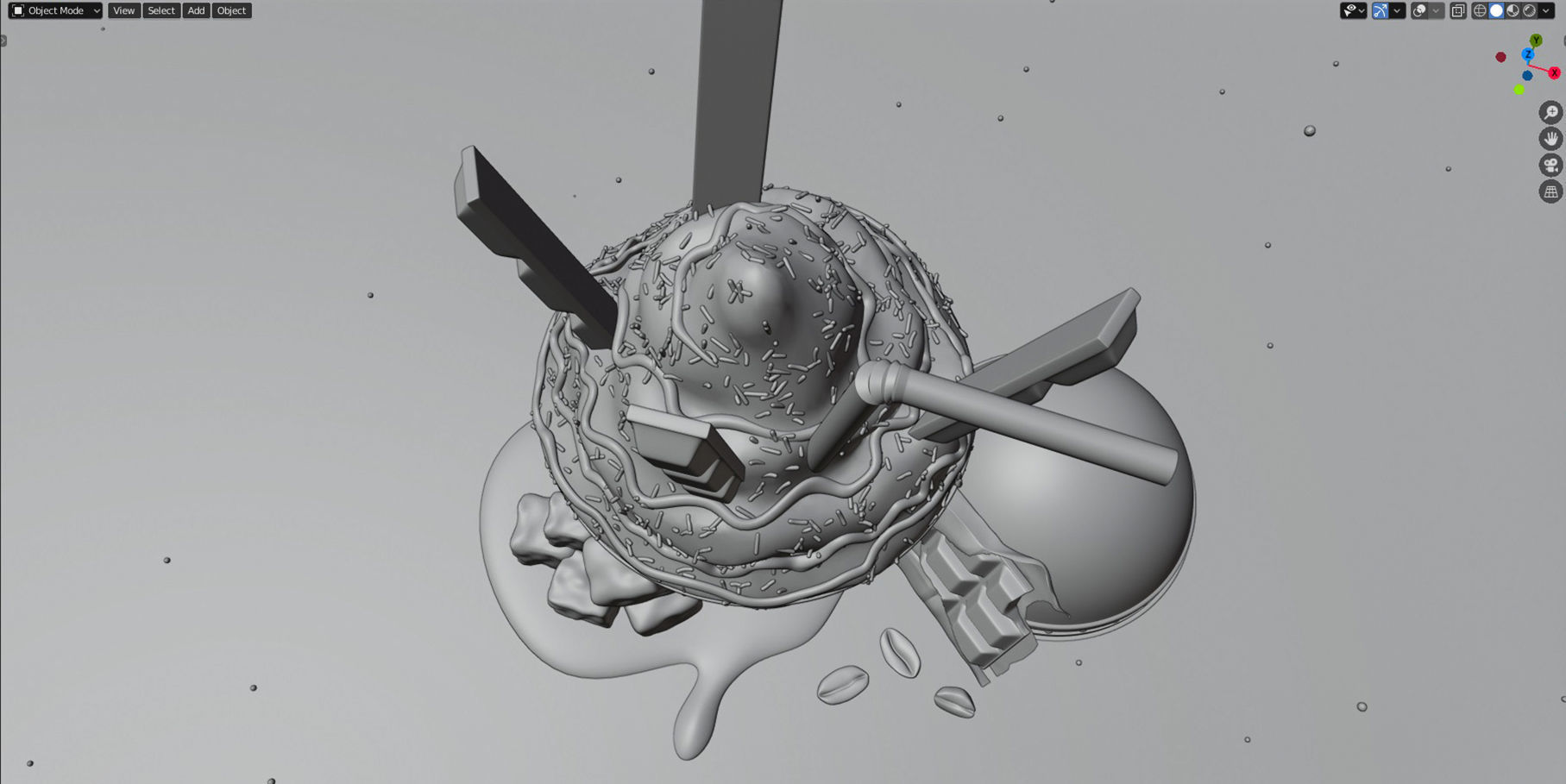 Ice Cream 3D model_14