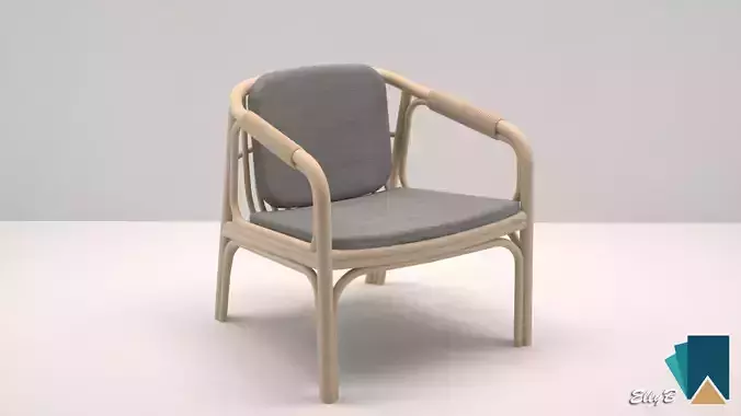 HUBLOT rattan armchair