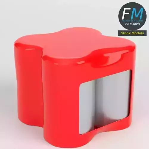 Pack of four soda cans