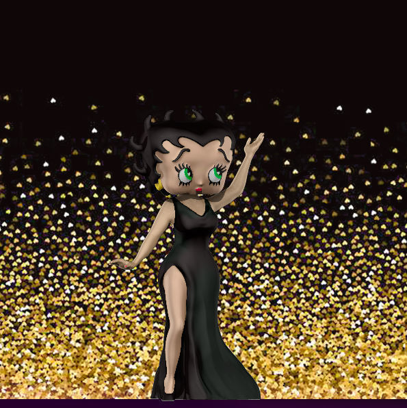 Betty Boop Glam 3D print model_1