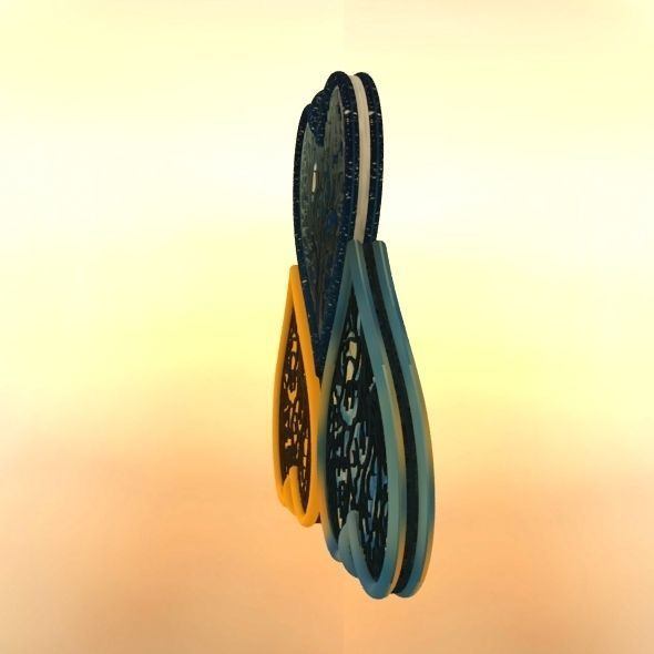 Tree of life Heart pendant 3D print model_55