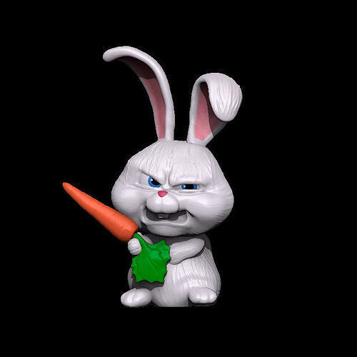 SNOWBALL THE SECRET LIFE OF YOUR PETS 3D print model