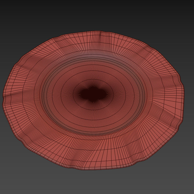 China Royal Chelsea Porcelain Dinner Plate Low-poly 3D model_6