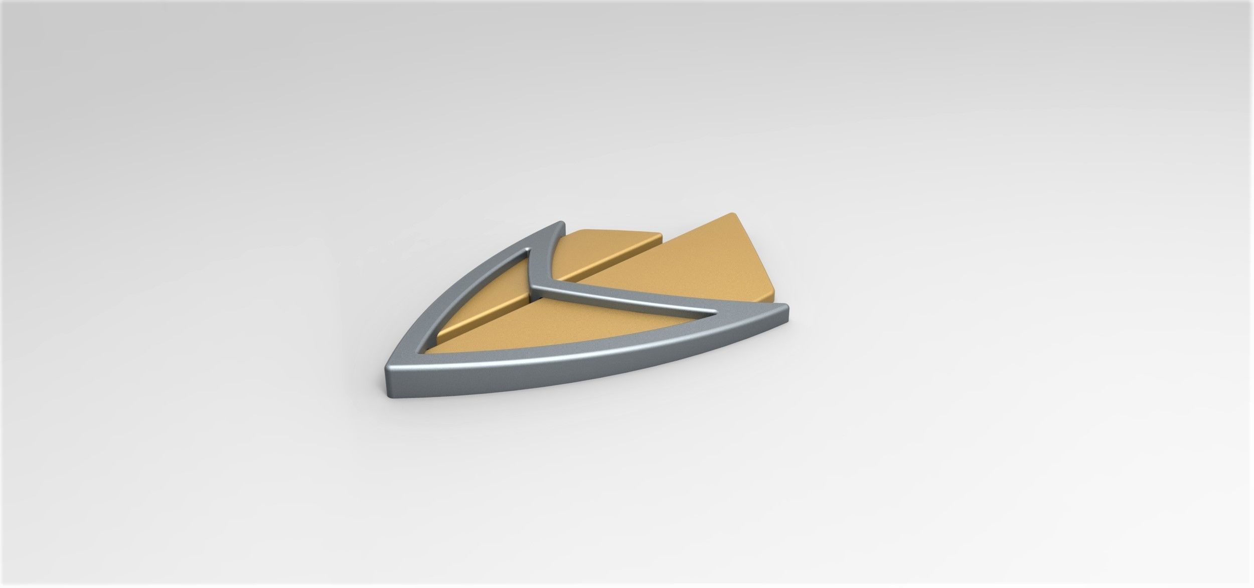 Badge from Star Trek Picard 3D print model_5