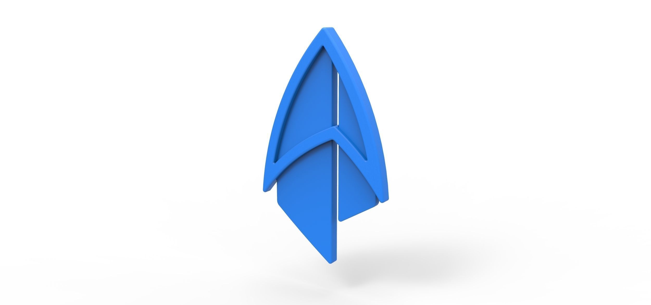 Badge from Star Trek Picard 3D print model_8