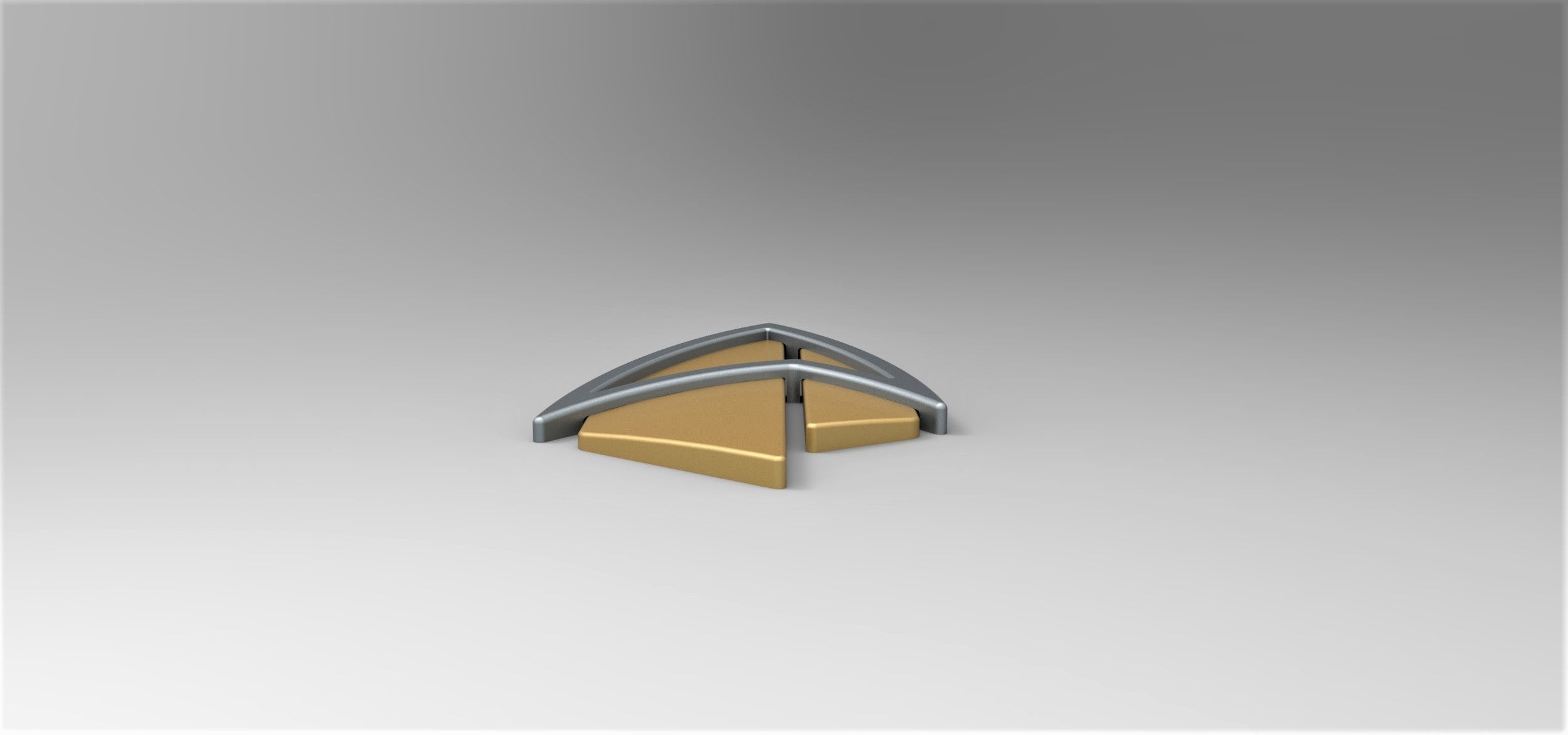 Badge from Star Trek Picard 3D print model_2