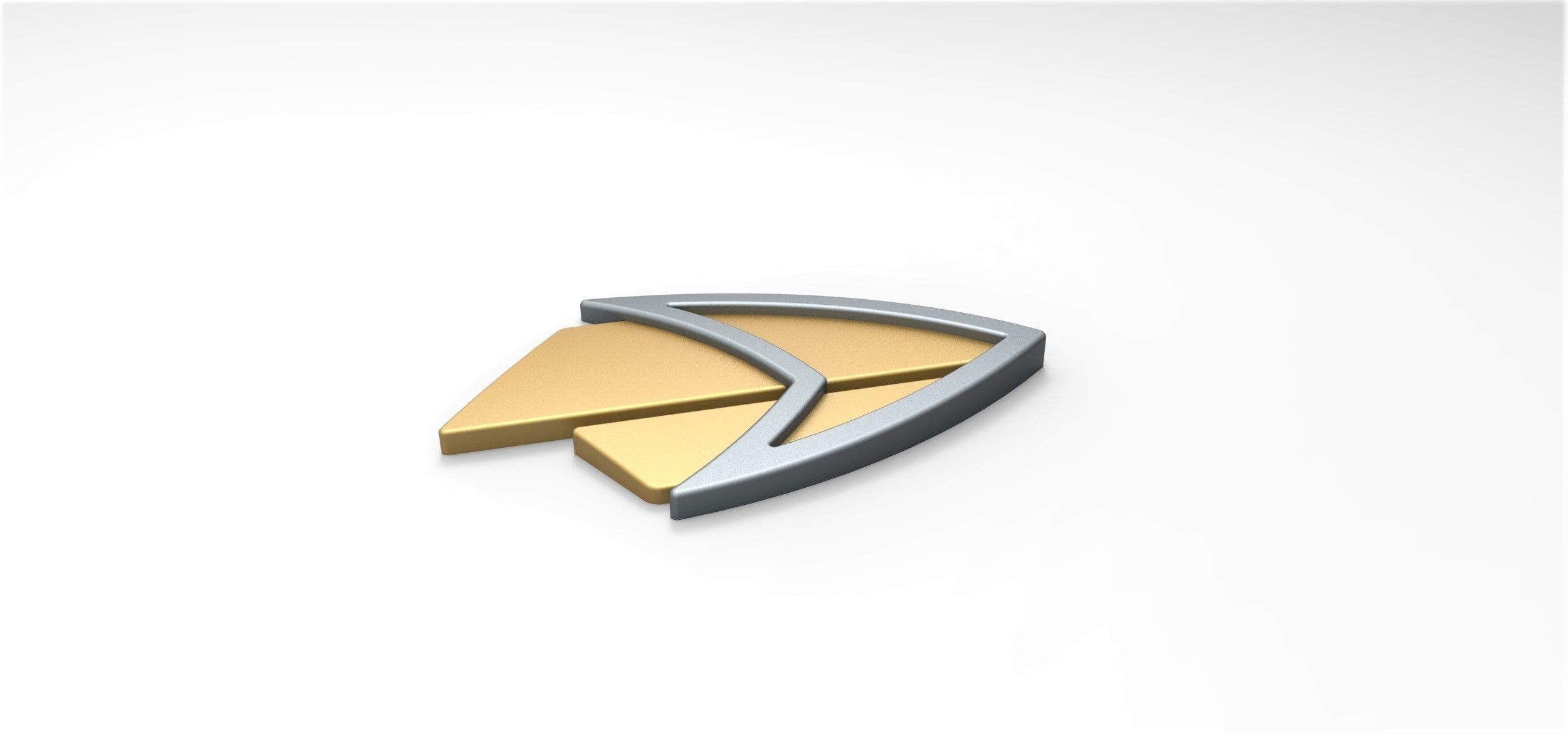 Badge from Star Trek Picard 3D print model_3