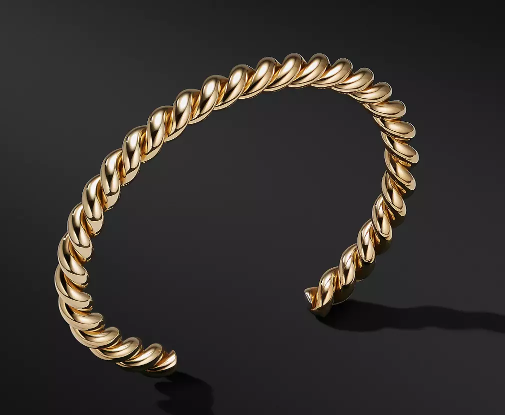 David Yurman Cable Cuff Bracelet 3D print model
