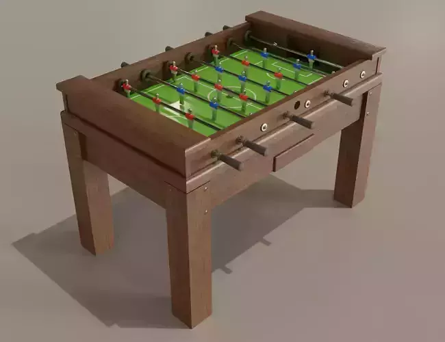 Classic foosball soccer table