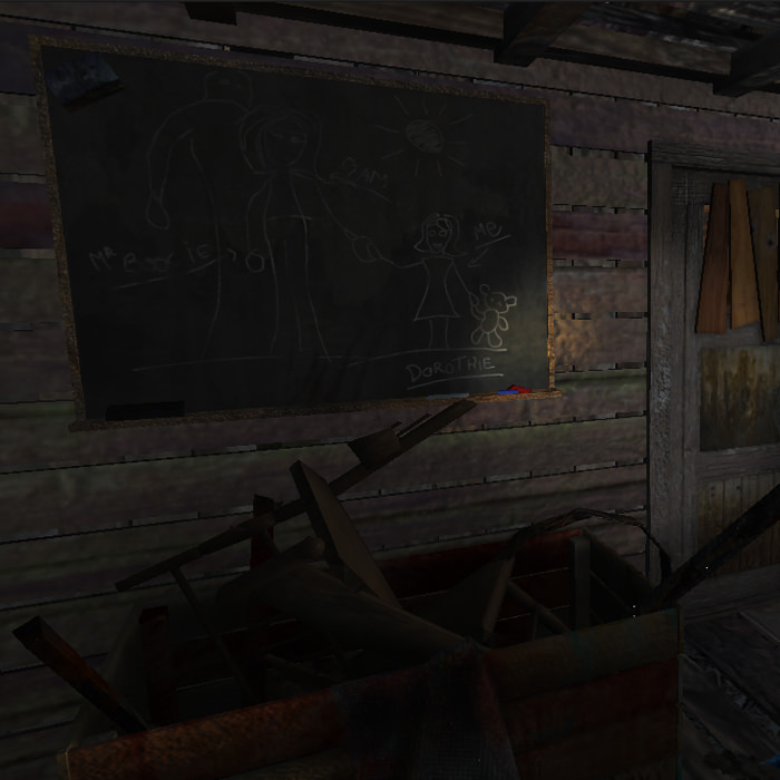 The Shed shack Low-poly 3D model_4