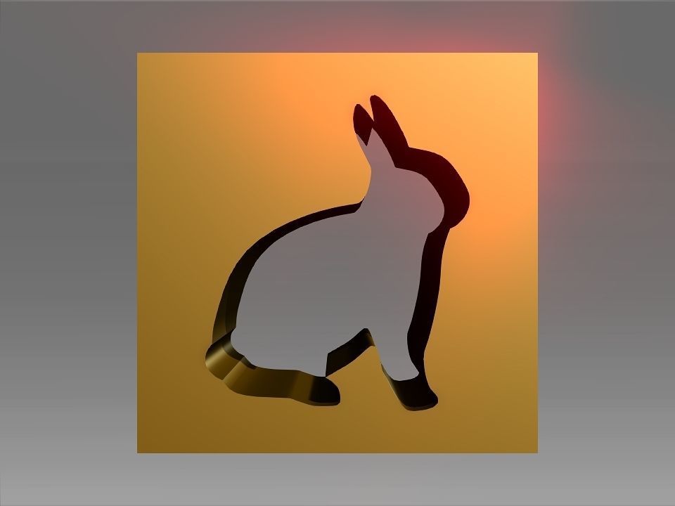 Animals Hollow Blocks Low-poly 3D model_9