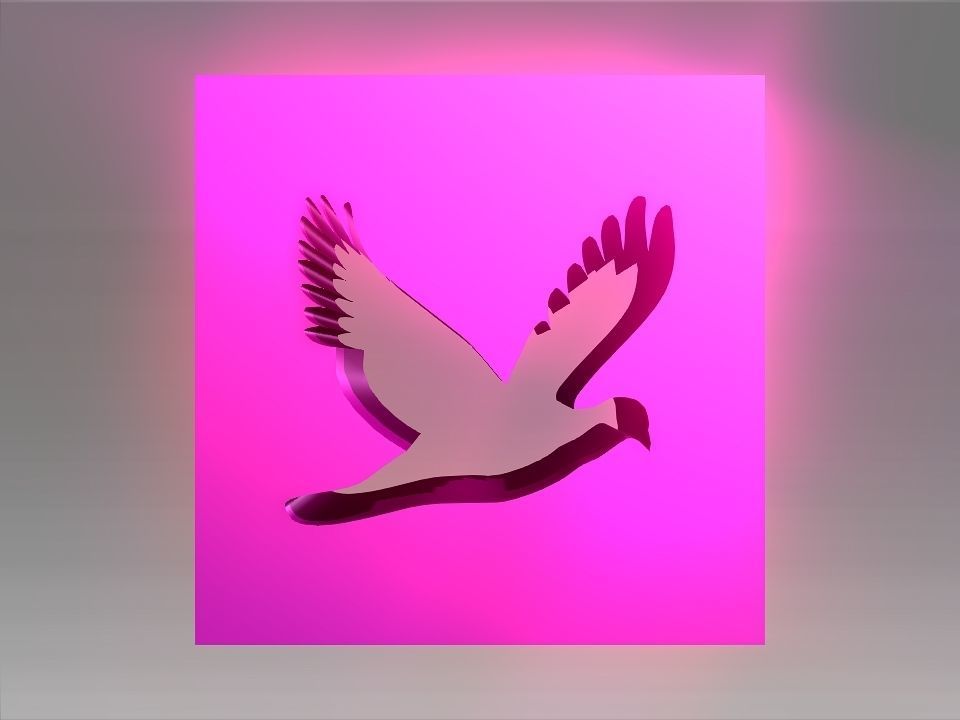 Animals Hollow Blocks Low-poly 3D model_36