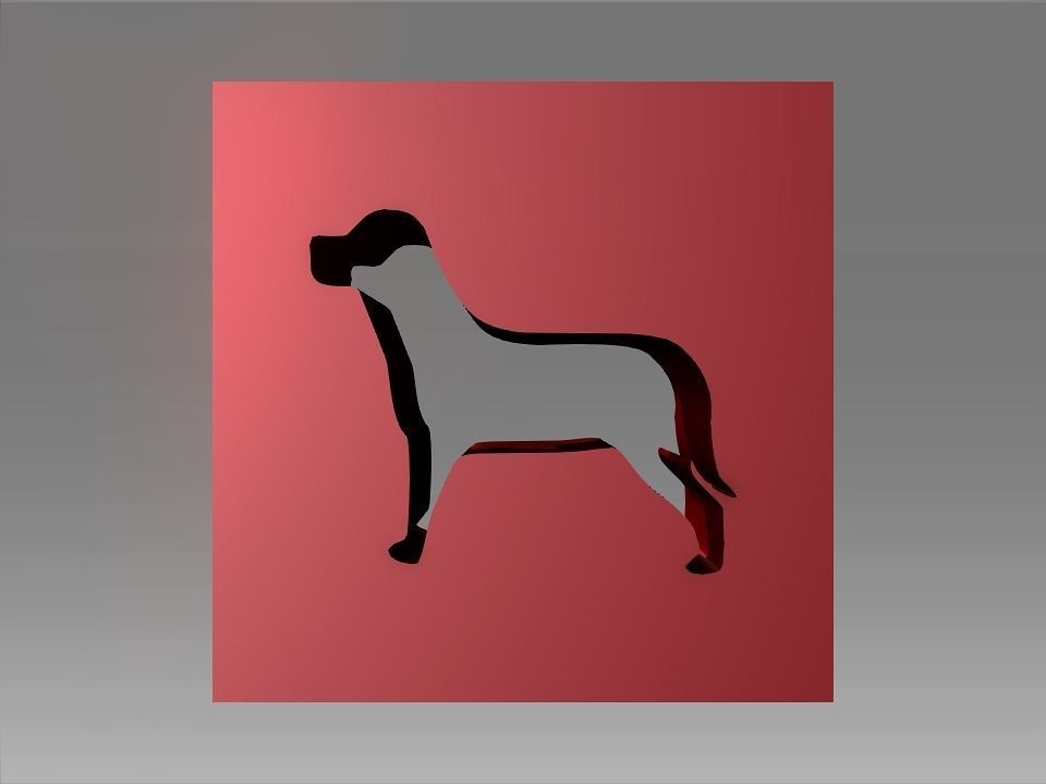 Animals Hollow Blocks Low-poly 3D model_19