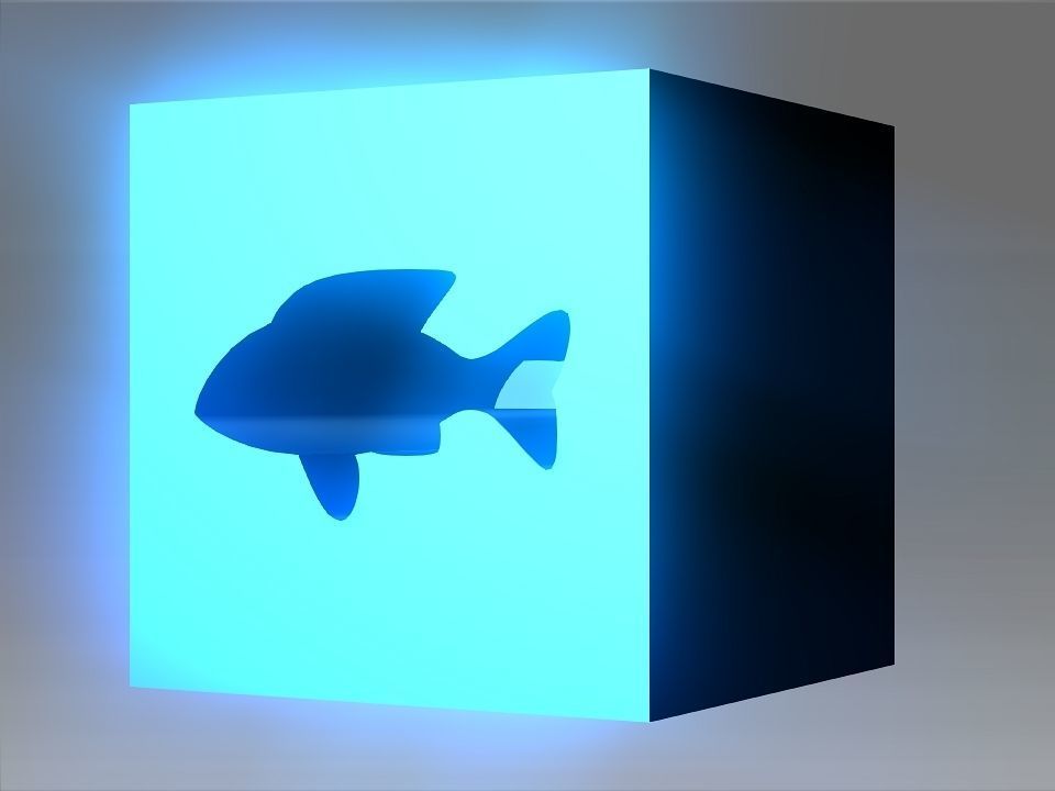 Animals Hollow Blocks Low-poly 3D model_27