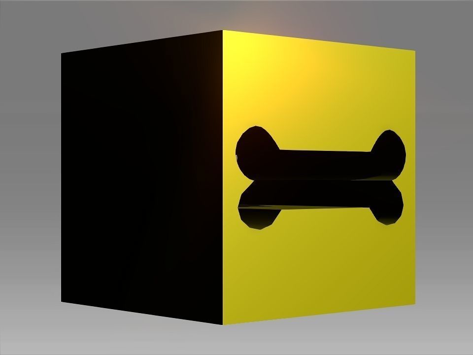 Animals Hollow Blocks Low-poly 3D model_48