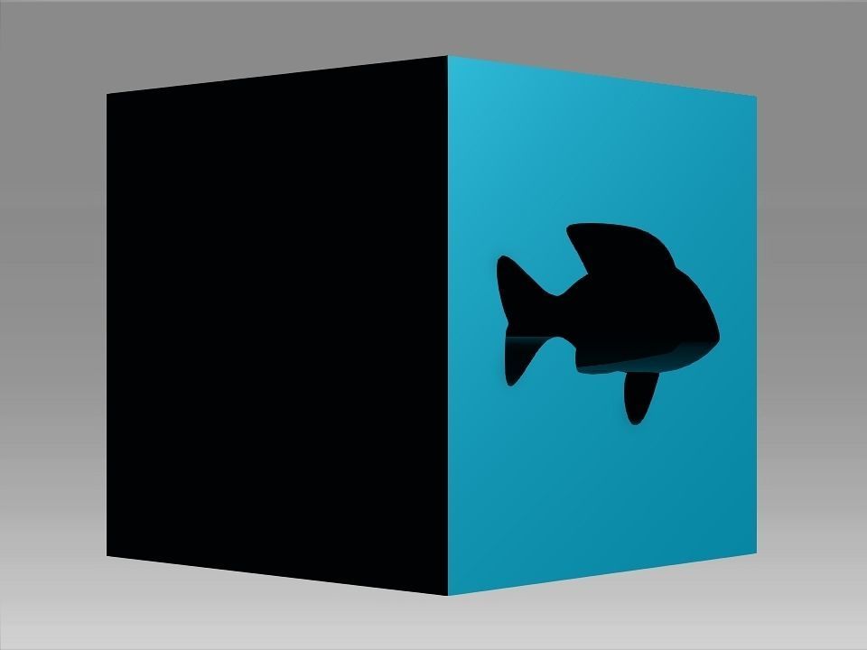 Animals Hollow Blocks Low-poly 3D model_28