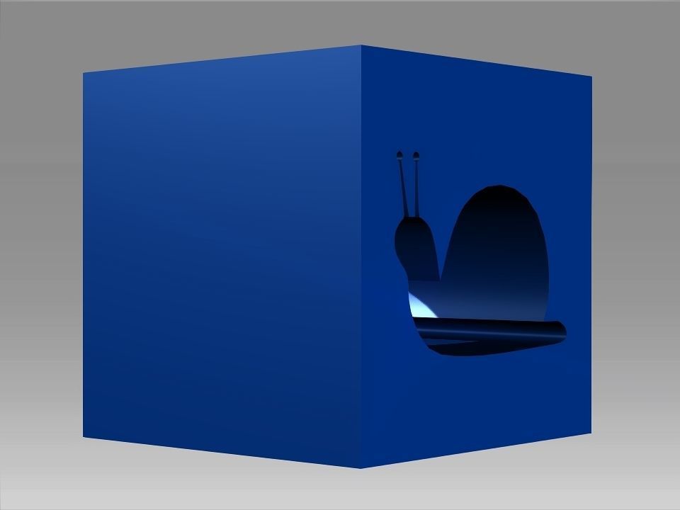 Animals Hollow Blocks Low-poly 3D model_51