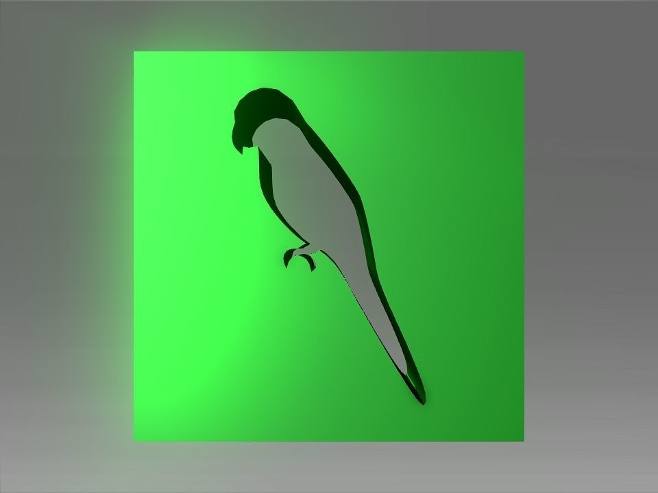 Animals Hollow Blocks Low-poly 3D model_32