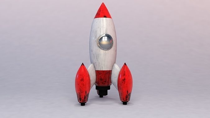 Rocket model ship 3D model