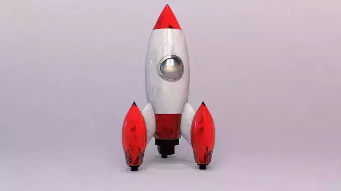 Rocket model ship 3D model
