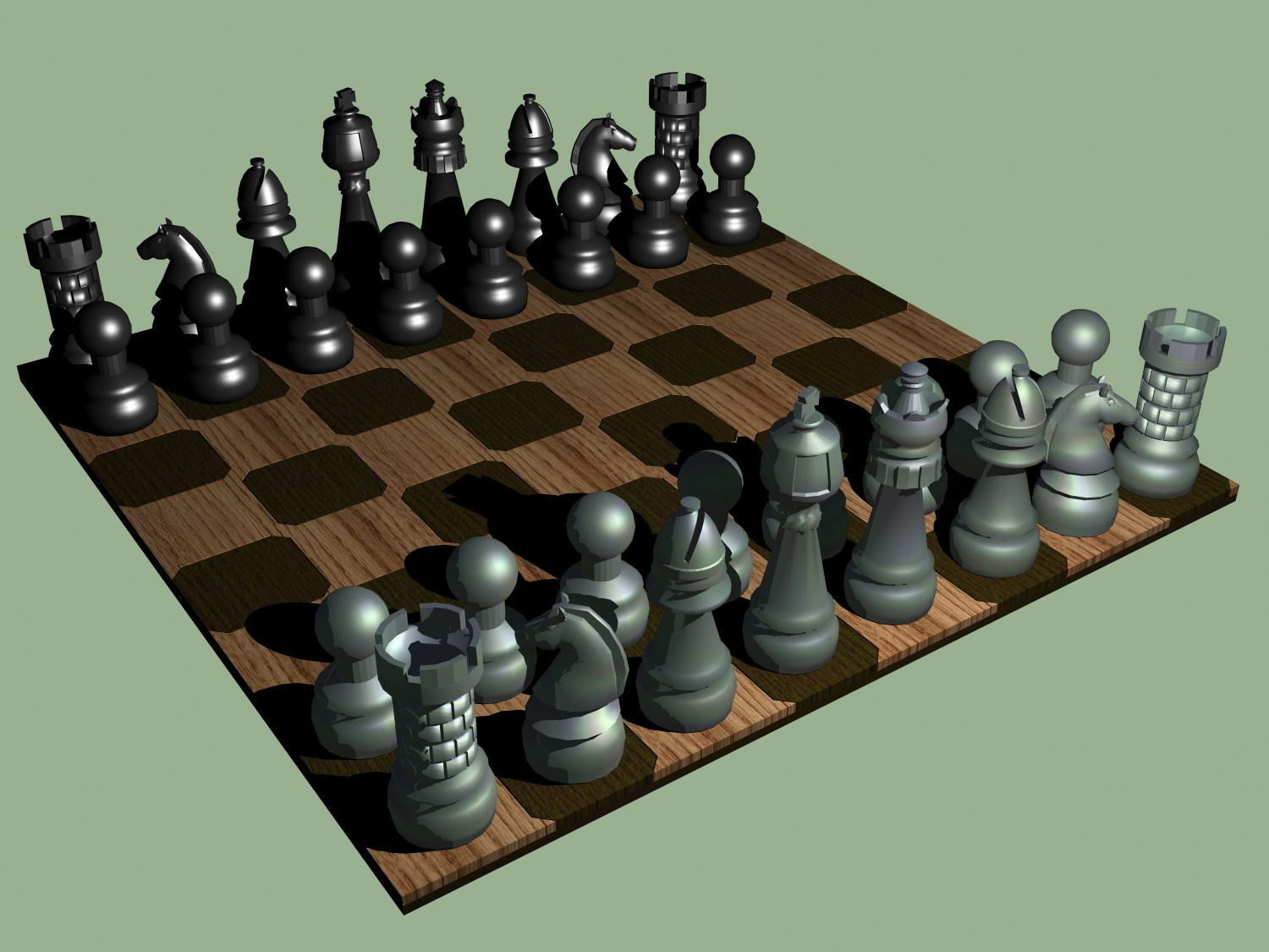 Printable Pocket Chess Deluxe 3D print model_1