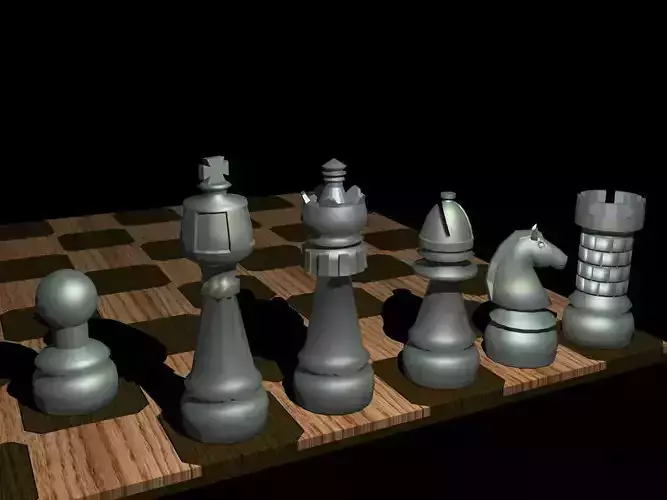 Printable Pocket Chess Deluxe 3D print model