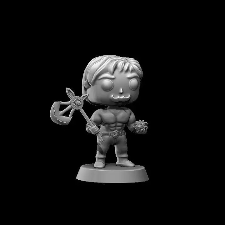 Escanor Funko The Seven Deadly Sins 3D print model_0