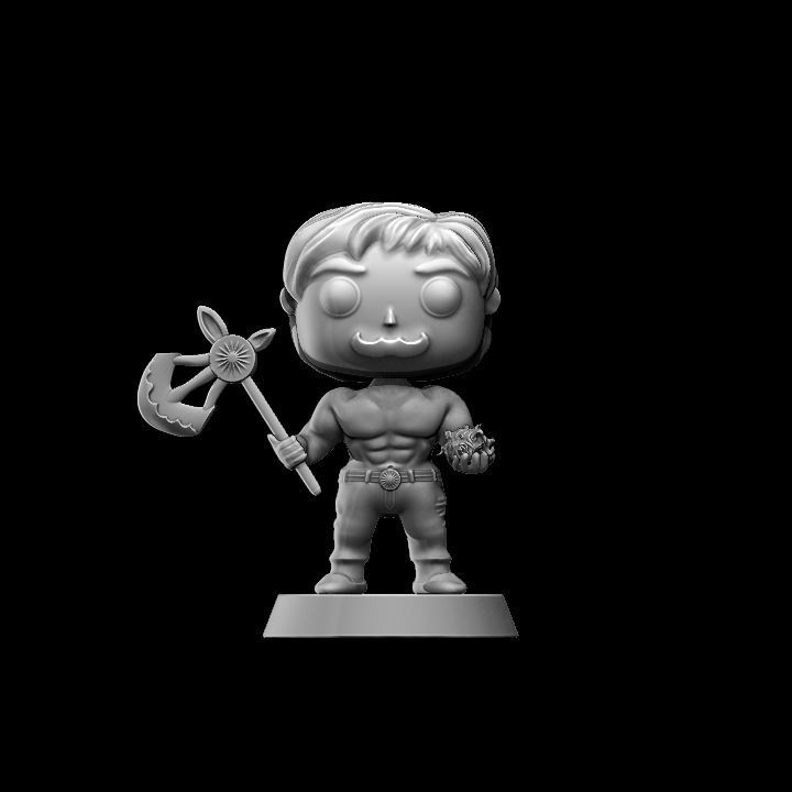 Escanor Funko The Seven Deadly Sins 3D print model_1