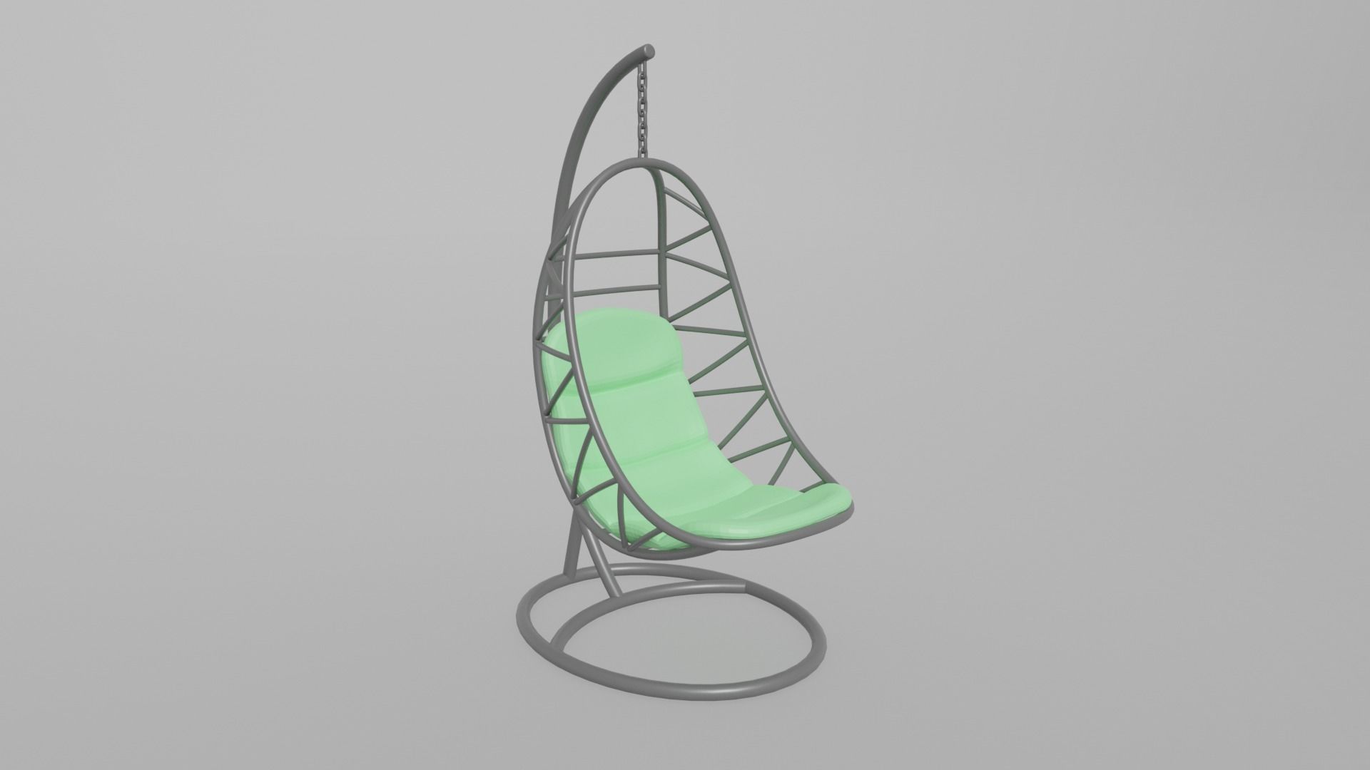 Egg chair 3D model_6