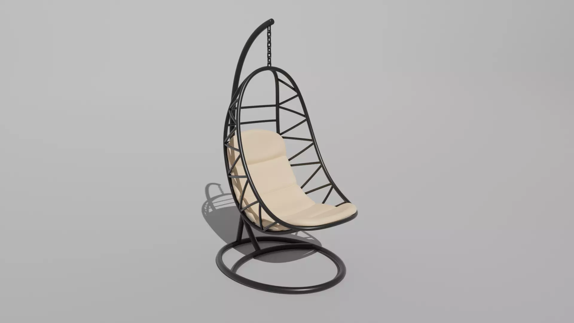 Egg chair 3D model_0