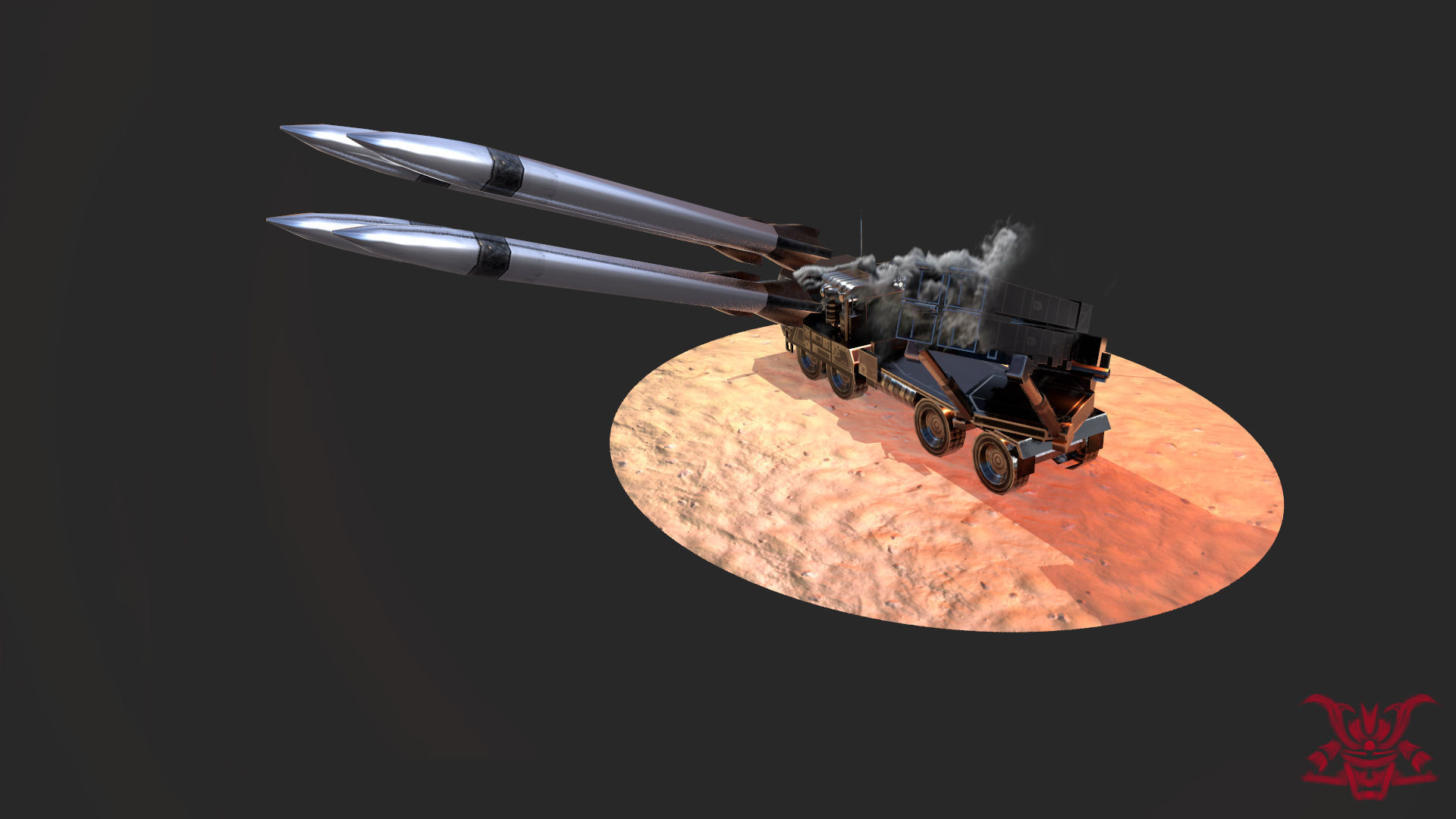 MIM-104 Patriot Low-poly 3D model_6