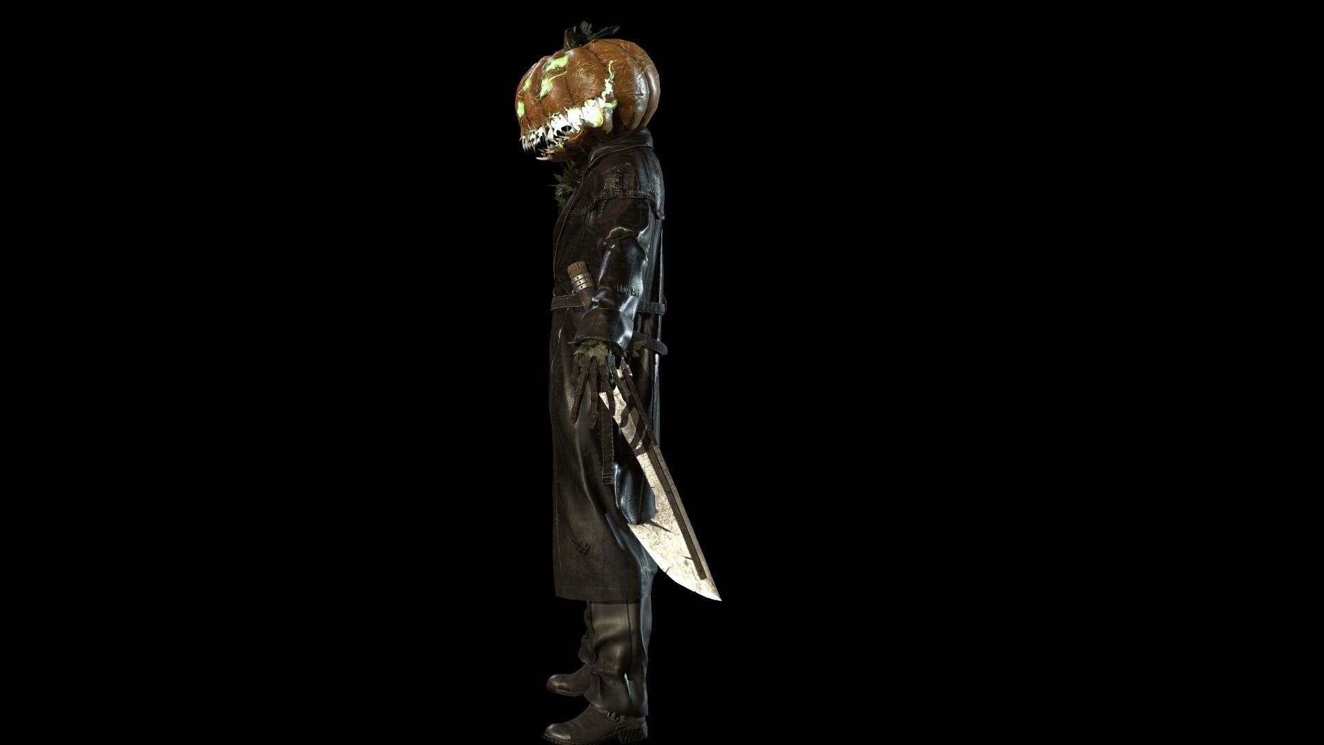 Monster maniac Low-poly 3D model_35