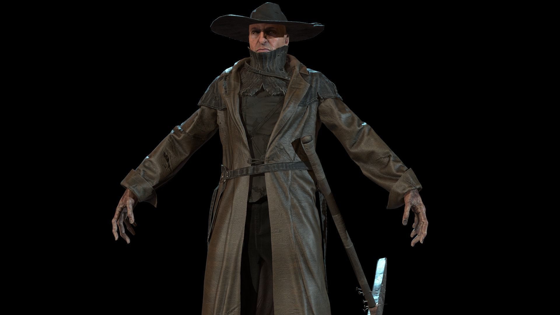 Monster maniac Low-poly 3D model_22