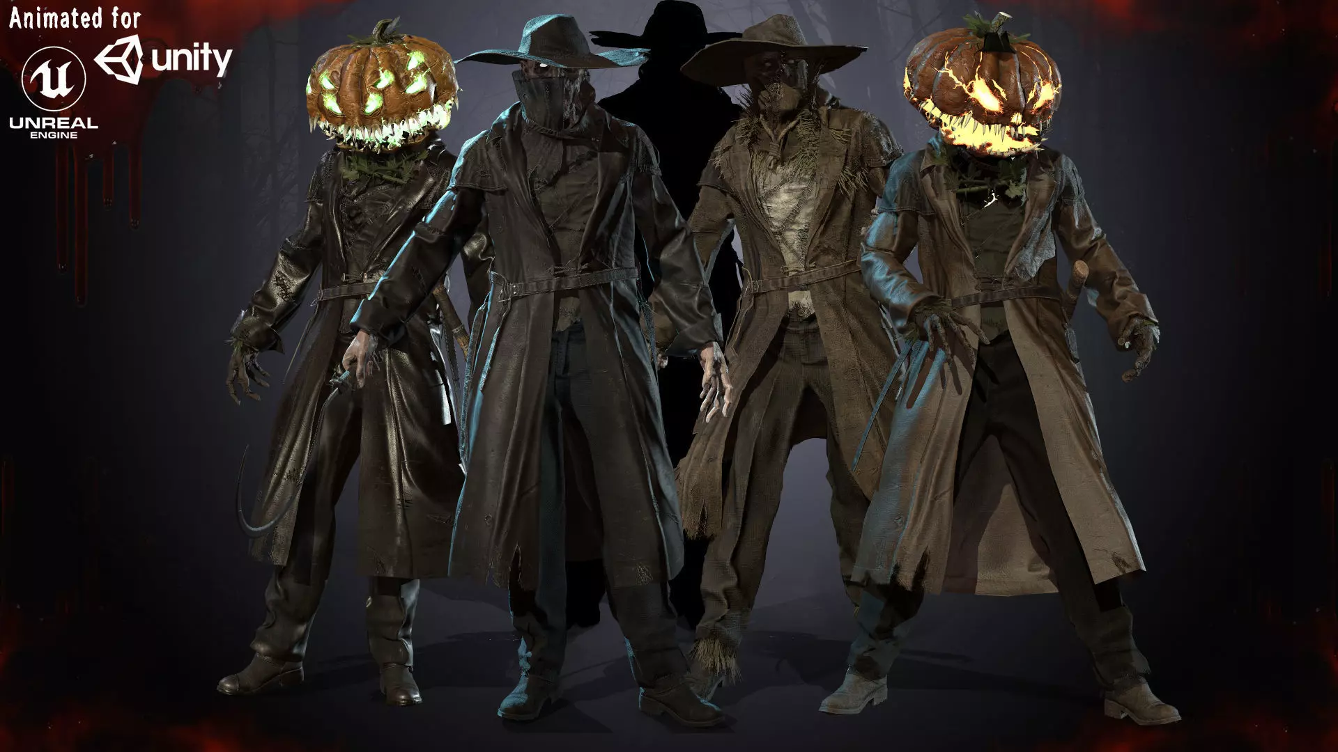 Monster maniac Low-poly 3D model_0