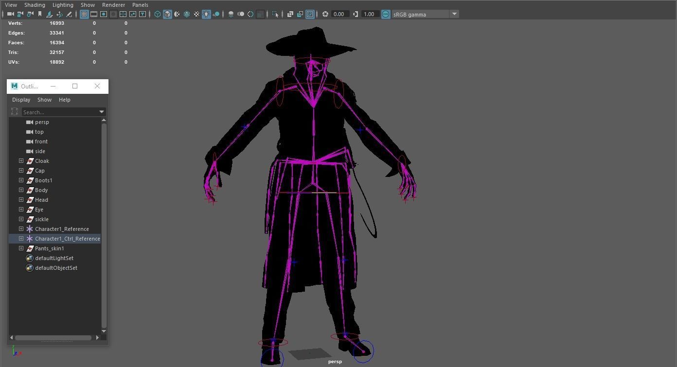 Monster maniac Low-poly 3D model_43