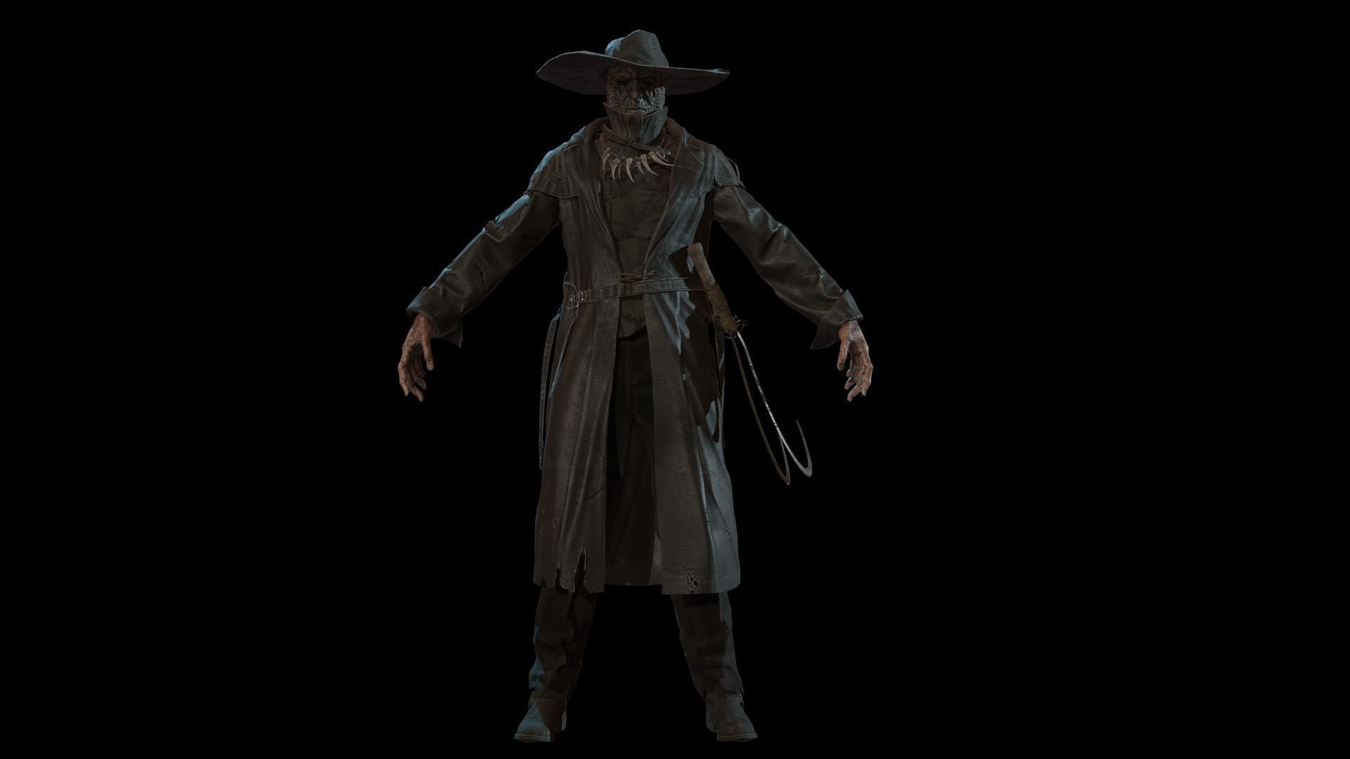 Monster maniac Low-poly 3D model_10