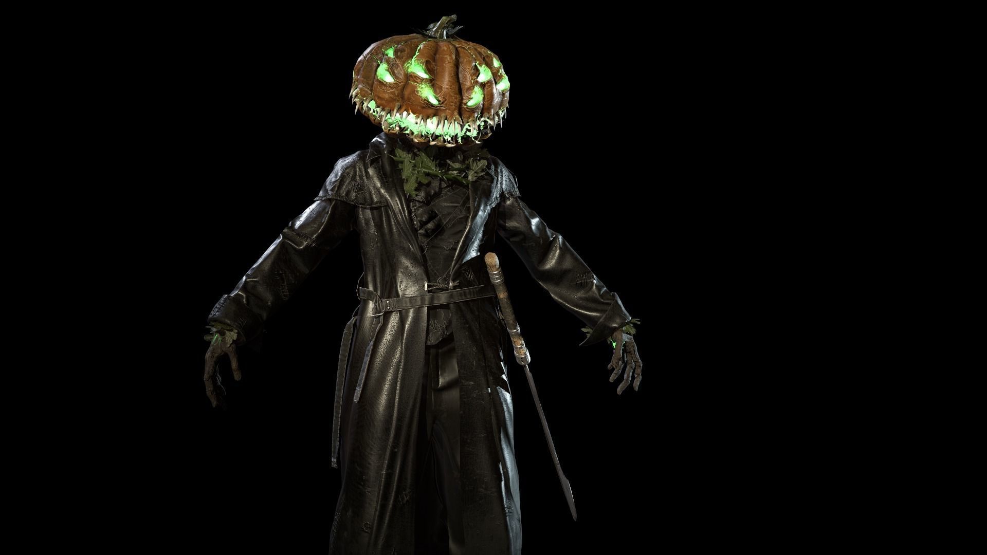 Monster maniac Low-poly 3D model_36