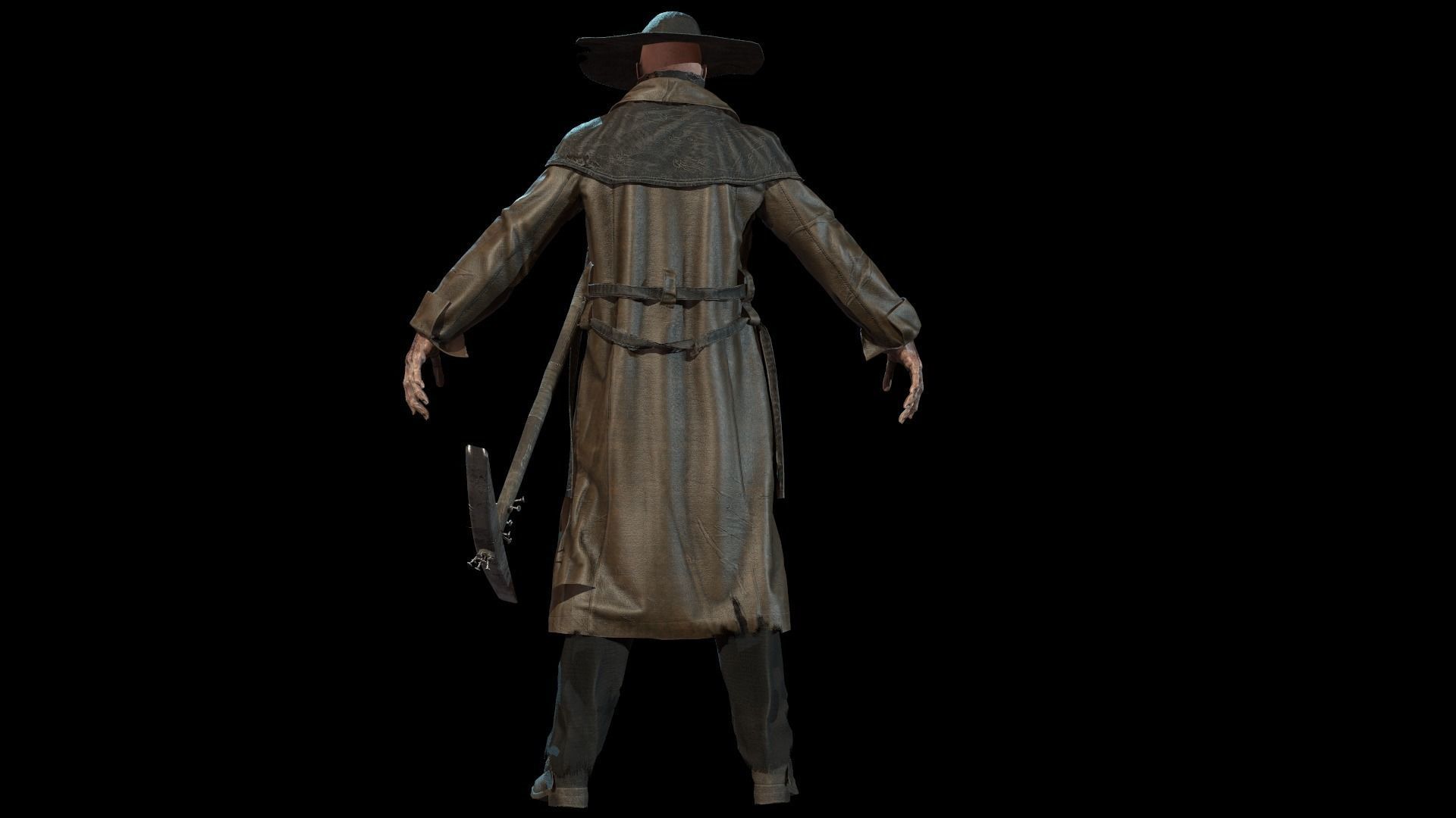 Monster maniac Low-poly 3D model_33