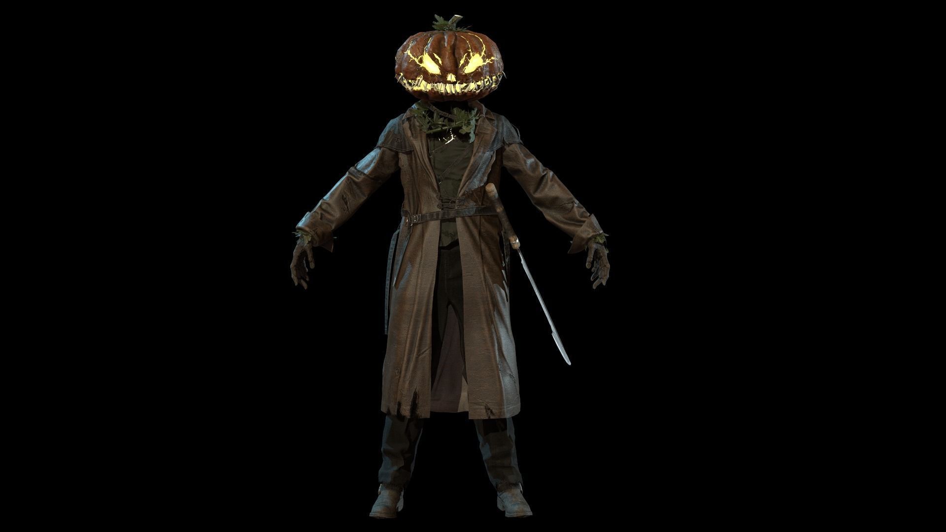 Monster maniac Low-poly 3D model_18