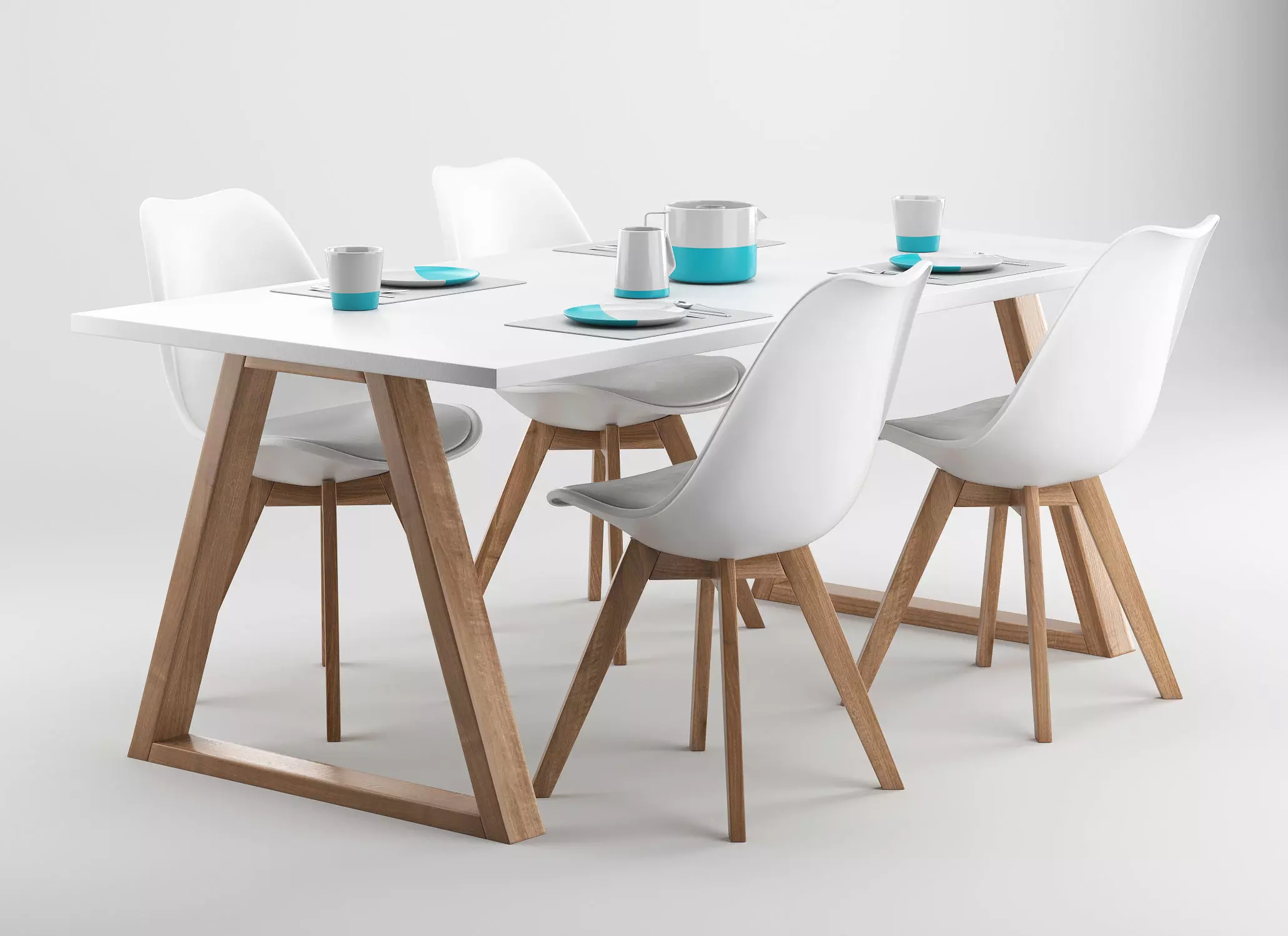 Dinning Table 3D model_0